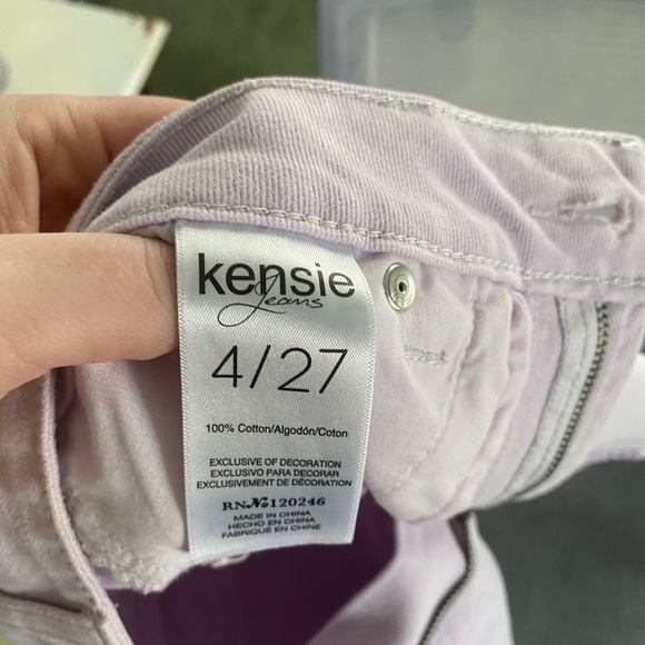 Kensie Jeans Lilac Denim Skirt - Picture 4 of 4